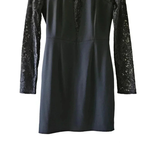 Aritzia Babaton Masaki Black Bustier Lace Mini Dress Size 2. - Picture 9 of 15